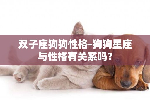 雙子座狗狗性格-狗狗星座與性格有關系嗎？