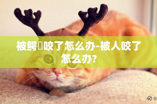 被鱷龜咬了怎么辦-被人咬了怎么辦?