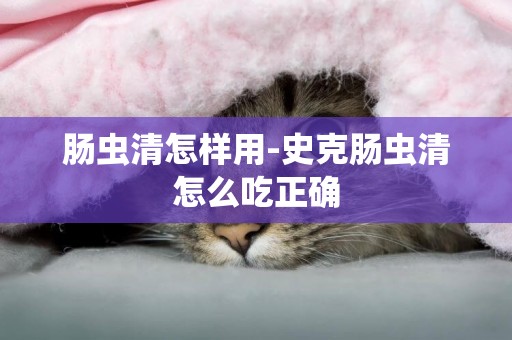 腸蟲清怎樣用-史克腸蟲清怎么吃正確