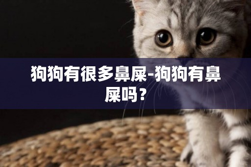 狗狗有很多鼻屎-狗狗有鼻屎嗎？