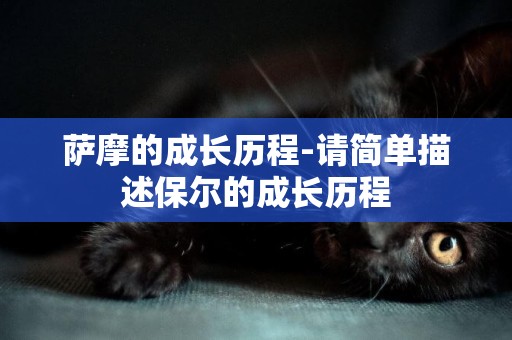 薩摩的成長歷程-請簡單描述保爾的成長歷程