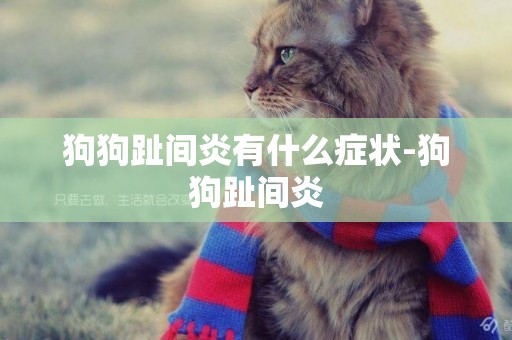 狗狗趾間炎有什么癥狀-狗狗趾間炎