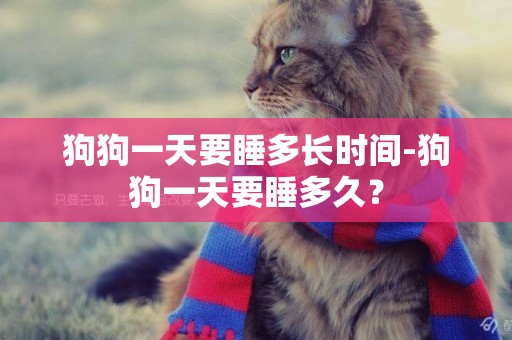狗狗一天要睡多長時間-狗狗一天要睡多久？