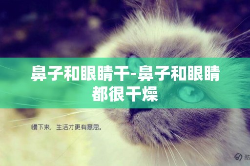 鼻子和眼睛干-鼻子和眼睛都很干燥