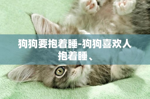 狗狗要抱著睡-狗狗喜歡人抱著睡、
