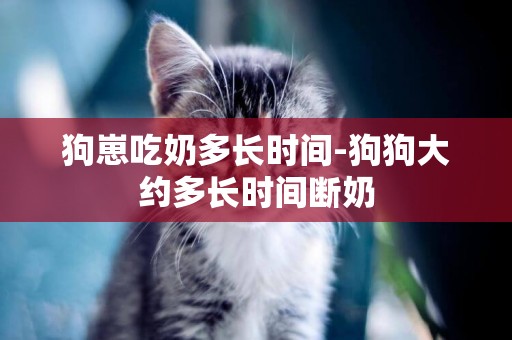 狗崽吃奶多長時間-狗狗大約多長時間斷奶