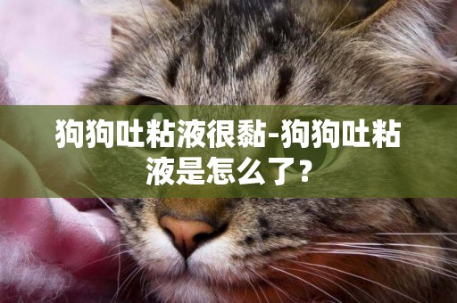 狗狗吐粘液很黏-狗狗吐粘液是怎么了？