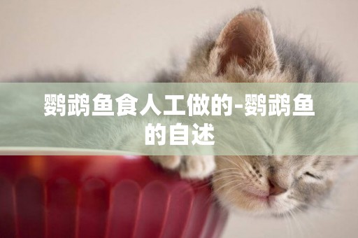 鸚鵡魚食人工做的-鸚鵡魚的自述