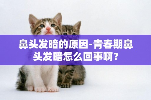 鼻頭發暗的原因-青春期鼻頭發暗怎么回事啊？