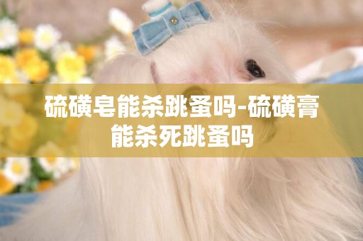 硫磺皂能殺跳蚤嗎-硫磺膏能殺死跳蚤嗎