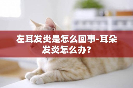左耳發炎是怎么回事-耳朵發炎怎么辦？