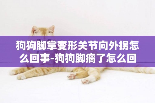 狗狗腳掌變形關節向外拐怎么回事-狗狗腳瘸了怎么回事