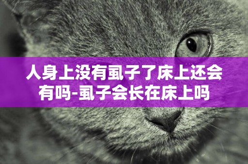 人身上沒有虱子了床上還會有嗎-虱子會長在床上嗎