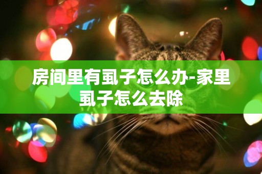 房間里有虱子怎么辦-家里虱子怎么去除