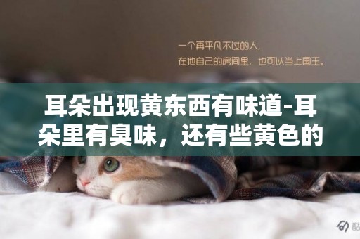 耳朵出現黃東西有味道-耳朵里有臭味，還有些黃色的液體是怎么回事