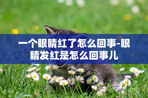 一個眼睛紅了怎么回事-眼睛發紅是怎么回事兒