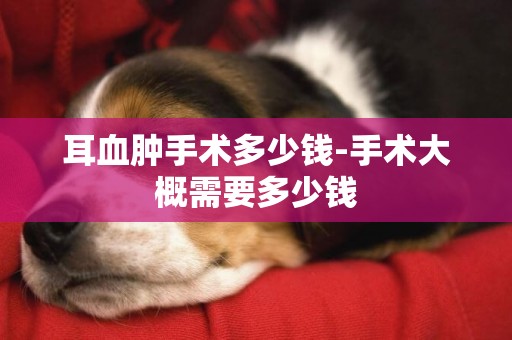 耳血腫手術多少錢-手術大概需要多少錢