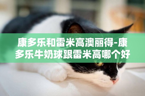 康多樂和雷米高澳麗得-康多樂牛奶球跟雷米高哪個好？？吃過的說下。謝謝