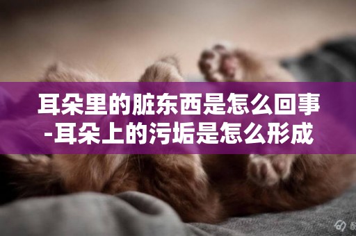 耳朵里的臟東西是怎么回事-耳朵上的污垢是怎么形成的？