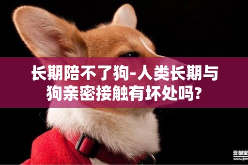 長期陪不了狗-人類長期與狗親密接觸有壞處嗎?