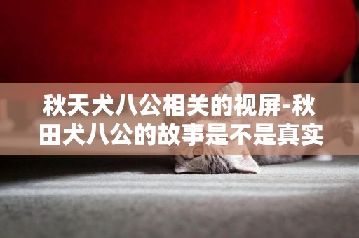 秋天犬八公相關的視屏-秋田犬八公的故事是不是真實的