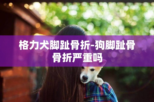 格力犬腳趾骨折-狗腳趾骨骨折嚴重嗎