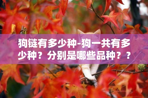 狗鏈有多少種-狗一共有多少種？分別是哪些品種？？