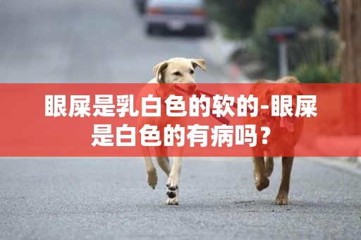 眼屎是乳白色的軟的-眼屎是白色的有病嗎？