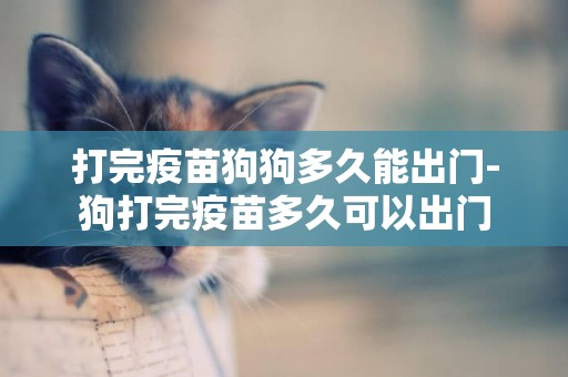 打完疫苗狗狗多久能出門-狗打完疫苗多久可以出門
