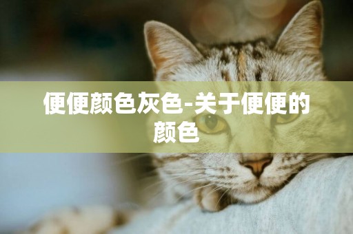 便便顏色灰色-關于便便的顏色