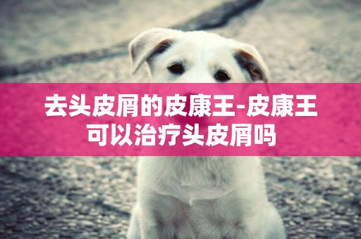 去頭皮屑的皮康王-皮康王可以治療頭皮屑嗎