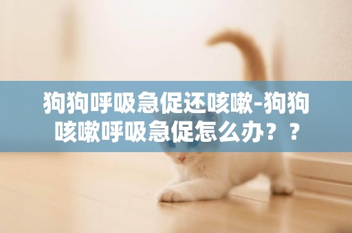 狗狗呼吸急促還咳嗽-狗狗咳嗽呼吸急促怎么辦？？