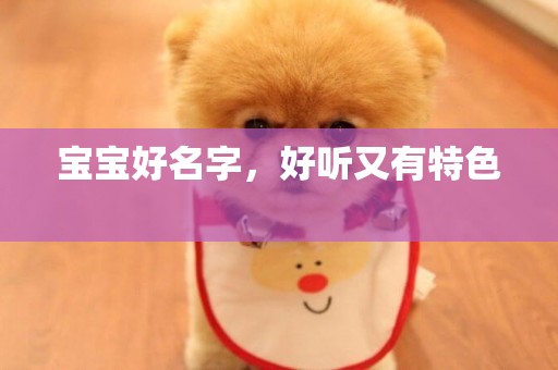 寶寶好名字，好聽又有特色 