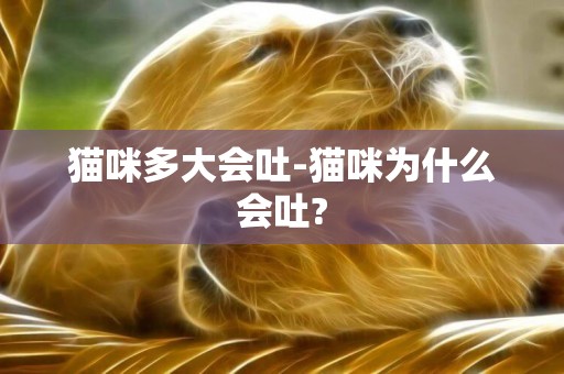 貓咪多大會吐-貓咪為什么會吐?