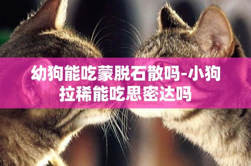 幼狗能吃蒙脫石散嗎-小狗拉稀能吃思密達嗎