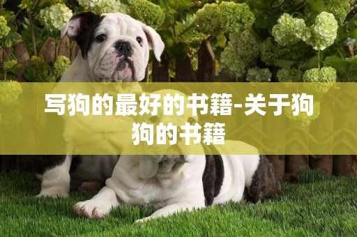 寫狗的最好的書籍-關于狗狗的書籍