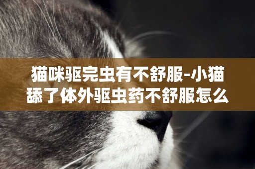 貓咪驅完蟲有不舒服-小貓舔了體外驅蟲藥不舒服怎么辦？