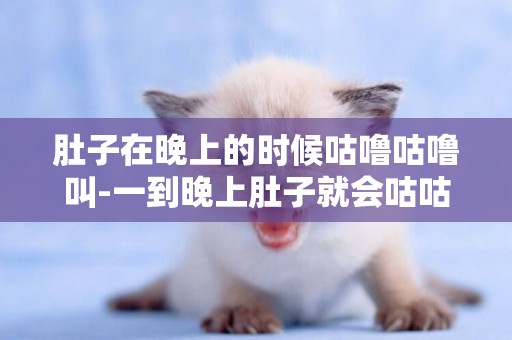 肚子在晚上的時候咕嚕咕嚕叫-一到晚上肚子就會咕咕叫