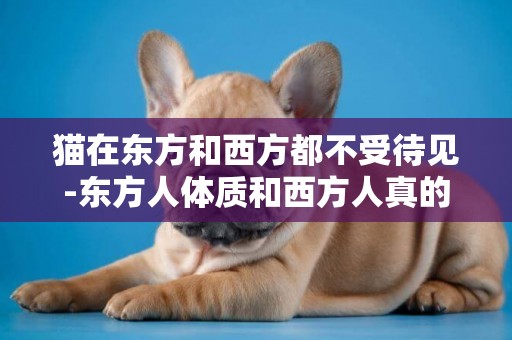 貓在東方和西方都不受待見-東方人體質和西方人真的不一樣嗎?