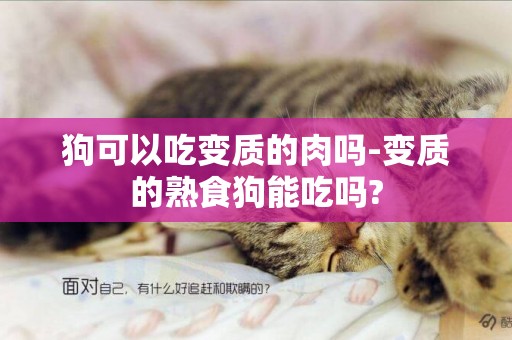 狗可以吃變質的肉嗎-變質的熟食狗能吃嗎?