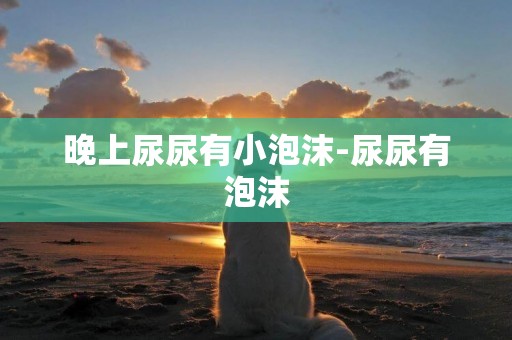 晚上尿尿有小泡沫-尿尿有泡沫