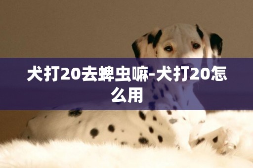 犬打20去蜱蟲嘛-犬打20怎么用