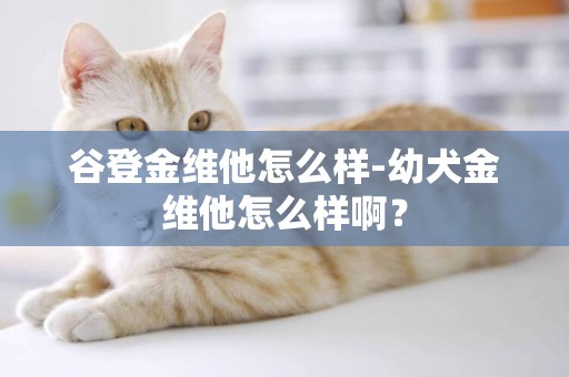 谷登金維他怎么樣-幼犬金維他怎么樣啊？