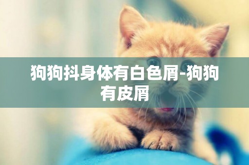 狗狗抖身體有白色屑-狗狗有皮屑