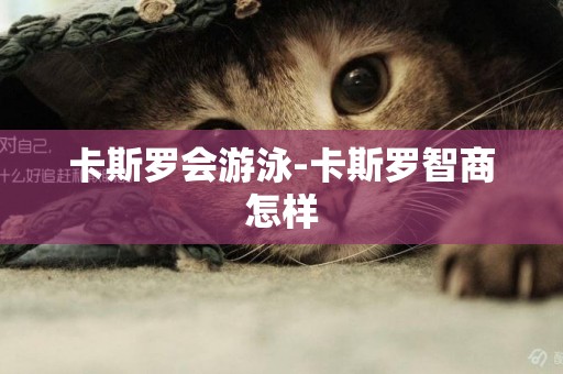 卡斯羅會游泳-卡斯羅智商怎樣