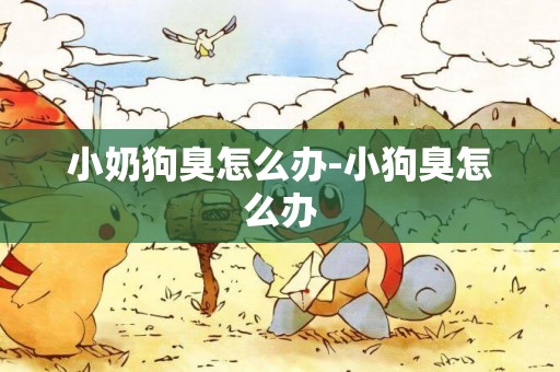 小奶狗臭怎么辦-小狗臭怎么辦