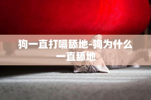 狗一直打嗝舔地-狗為什么一直舔地