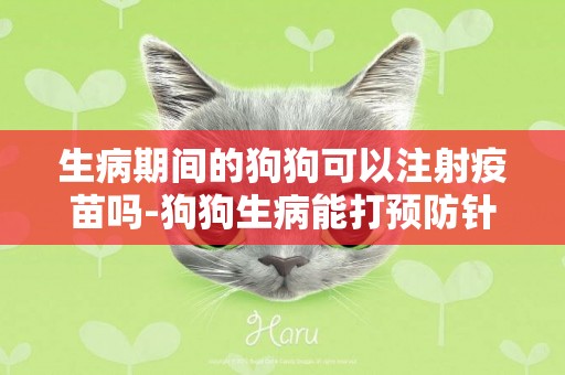 生病期間的狗狗可以注射疫苗嗎-狗狗生病能打預防針嗎