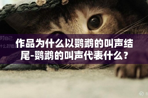 作品為什么以鸚鵡的叫聲結尾-鸚鵡的叫聲代表什么？