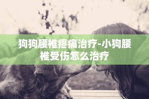 狗狗腰椎疼痛治療-小狗腰椎受傷怎么治療